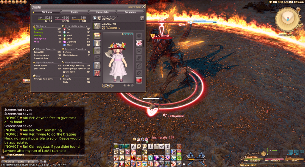 All glam gear and level 1 weapon!
