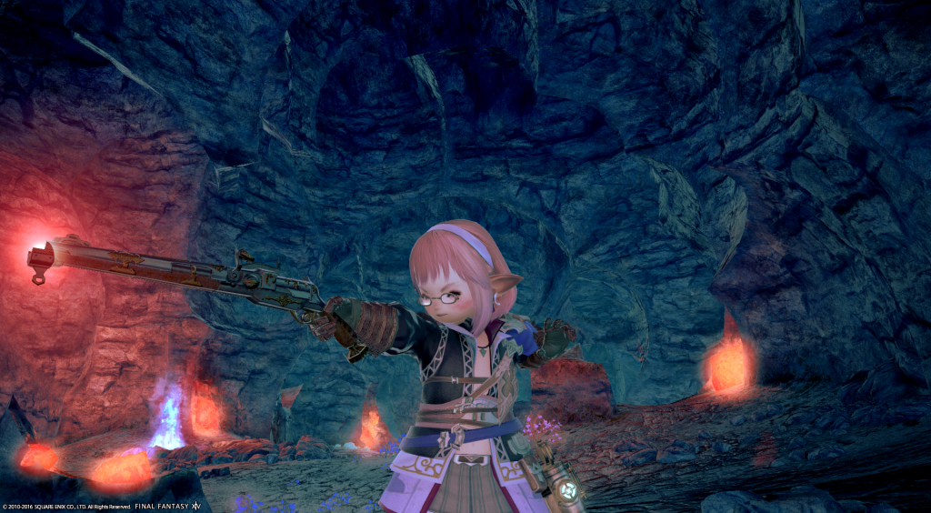 Kisusu, gunslinger
This was the moment I decided that MCH was worth leveling for the glamour alone. :)
Keywords: FFXIV;Kisusu;Kisu;MCH;Mechanist;guns;gun;Cutters Cry